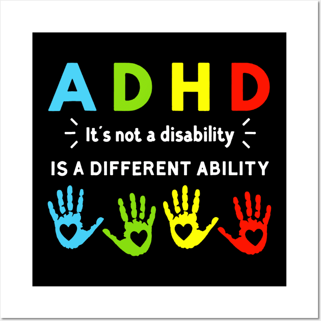 ADHD Autism Wall Art by jonalexlove